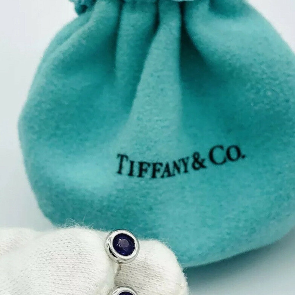 Tiffany & Co. Elsa Peretti Color by the Yard Amethyst Stud Earrings